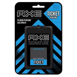 Axe Pocket Perfume Signature Champion Ticket 17ml