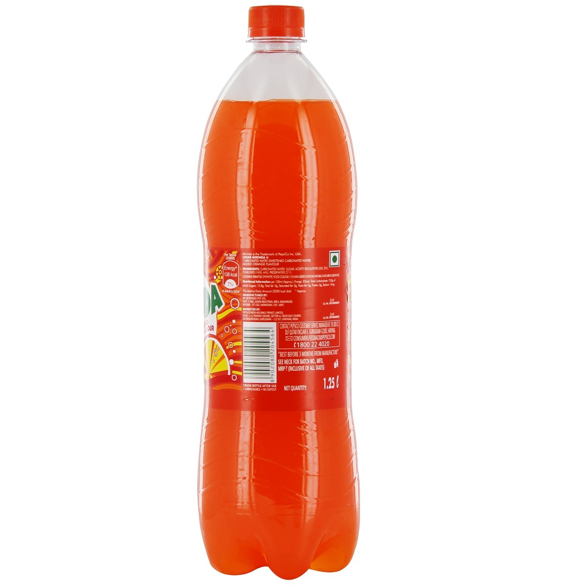 Mirinda Orange Bottle 1.25Litre