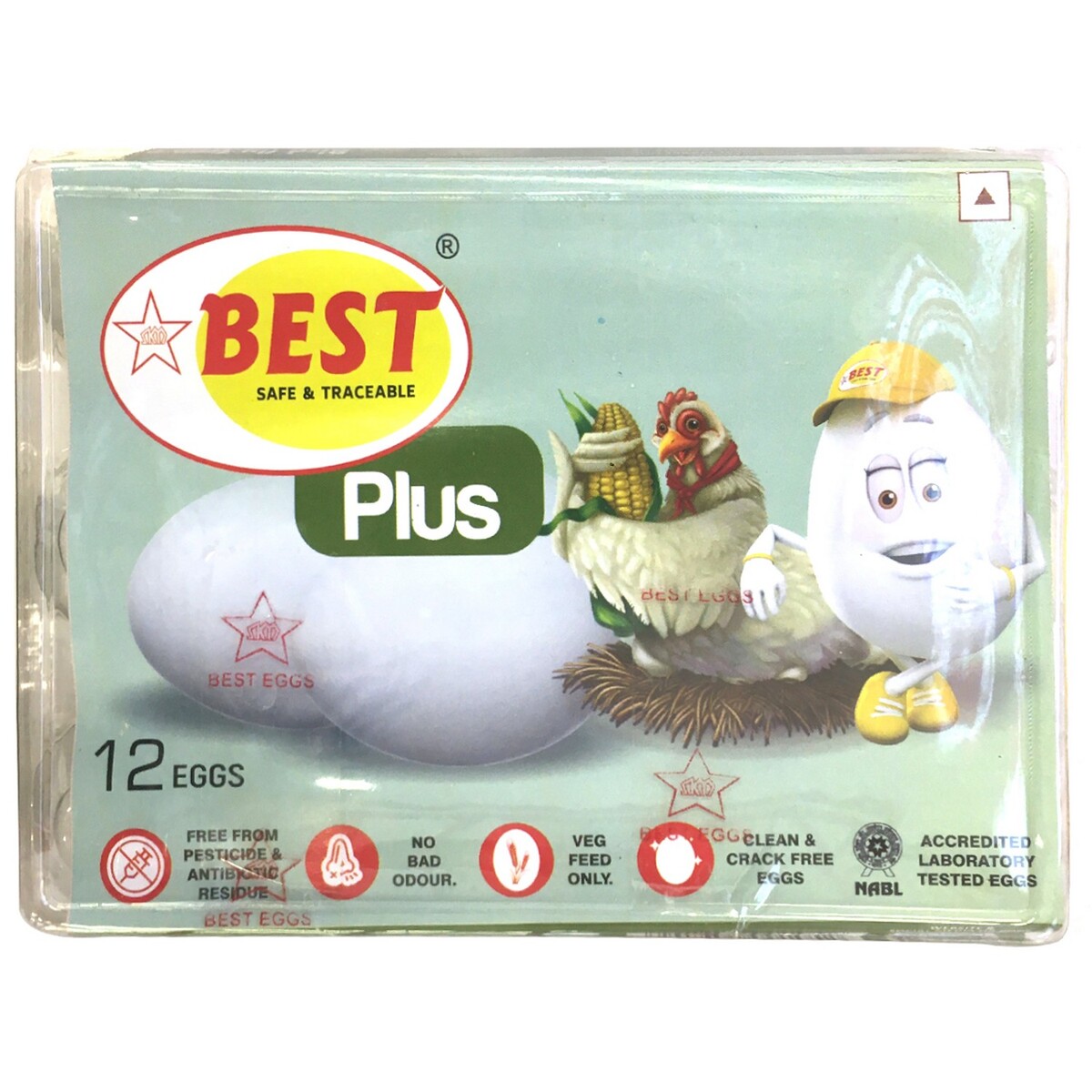 Best Plus White Eggs 12's