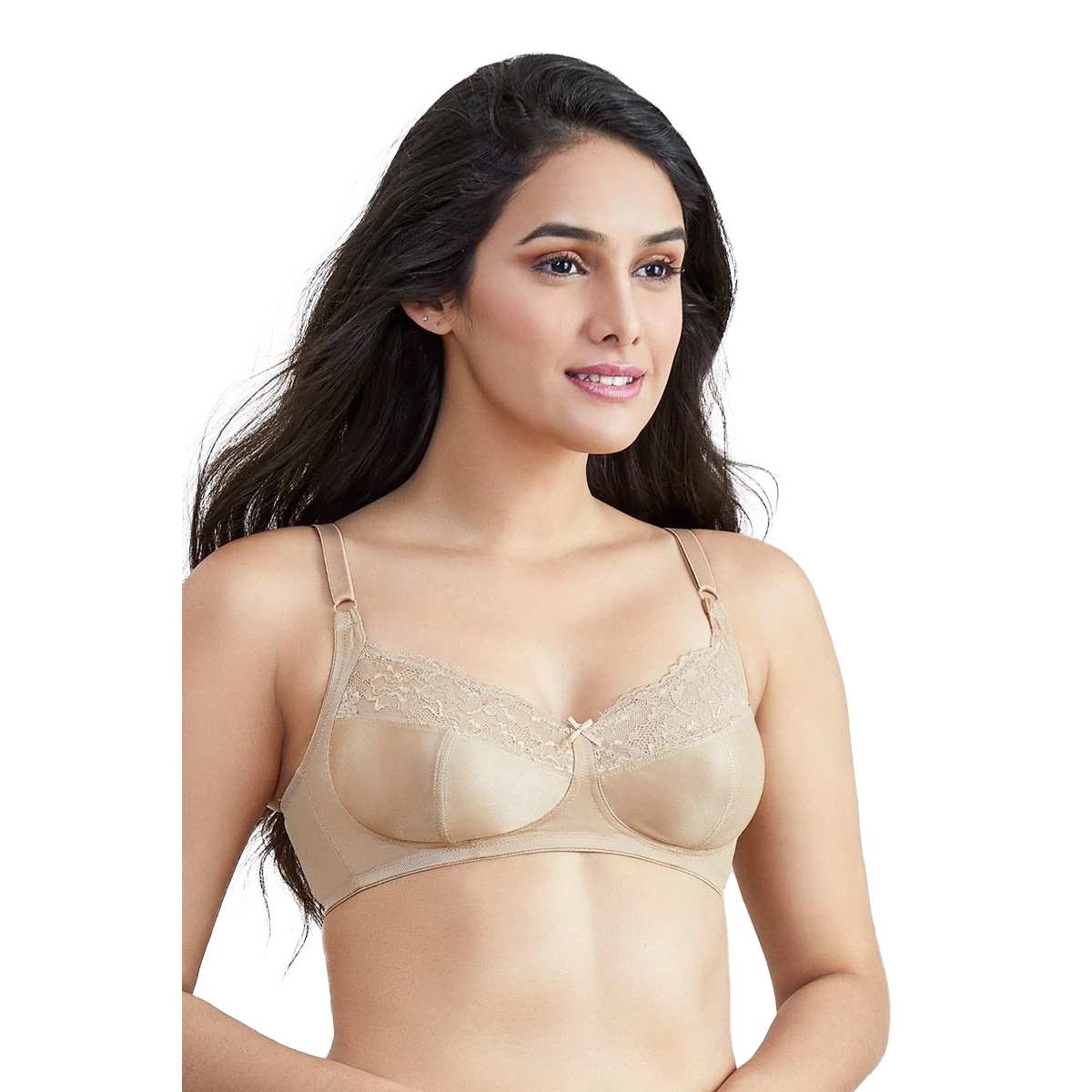 Buy Amante Everyday Lace Contour Full Cover Bra-Sandalwood-B Cup
