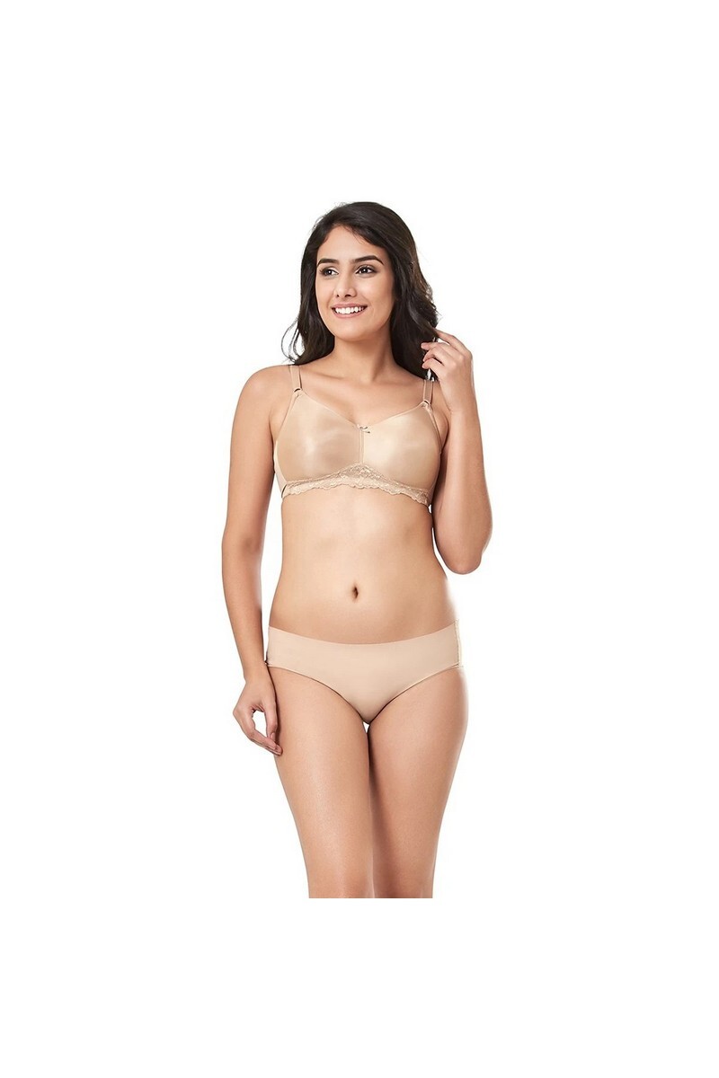 Amante Everyday Bae Full Cover Underwired Bra-Sandalwood-C Cup