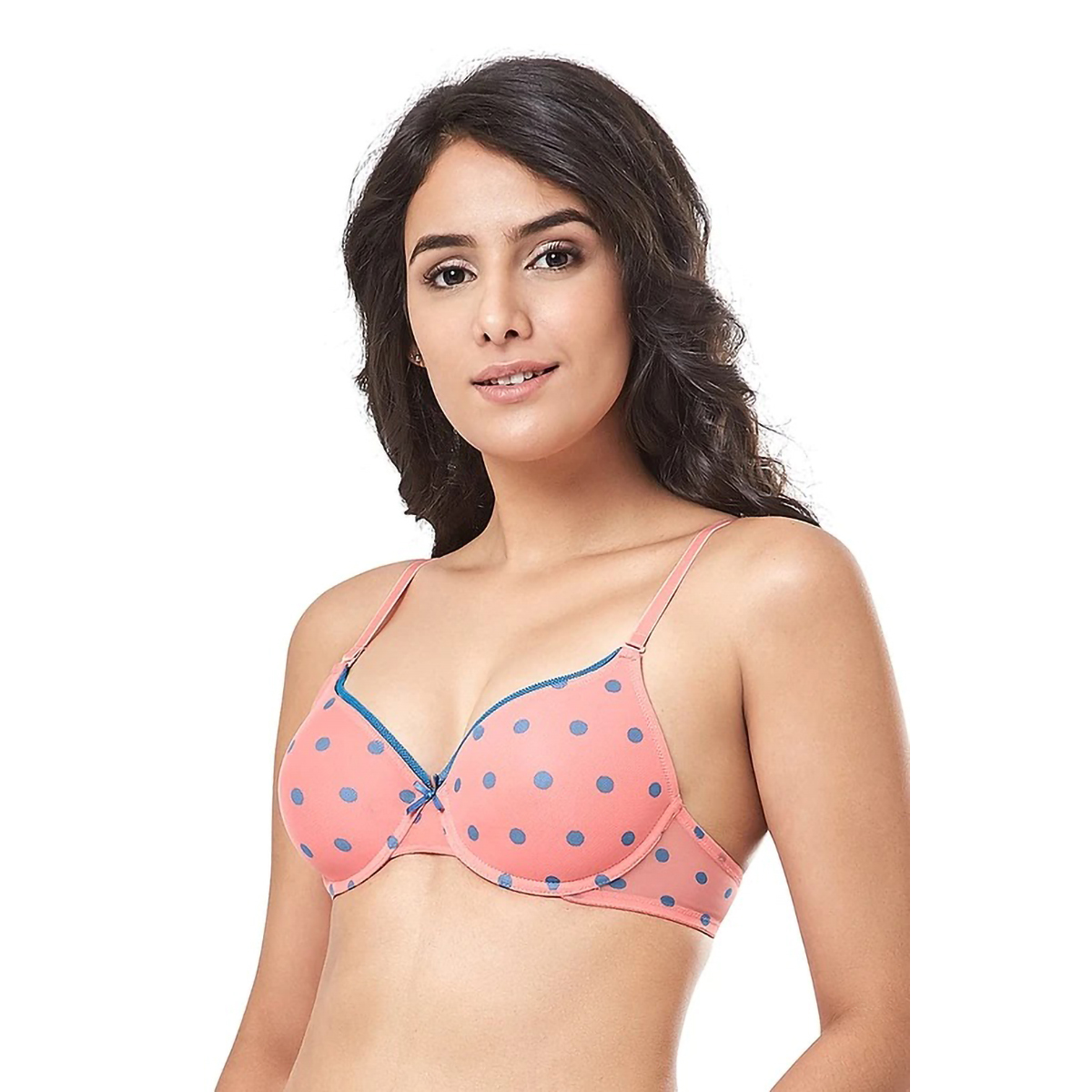 Amante Smooth Charm Non-Wired T-Shirt Bra-Sunkist Coral-B Cup