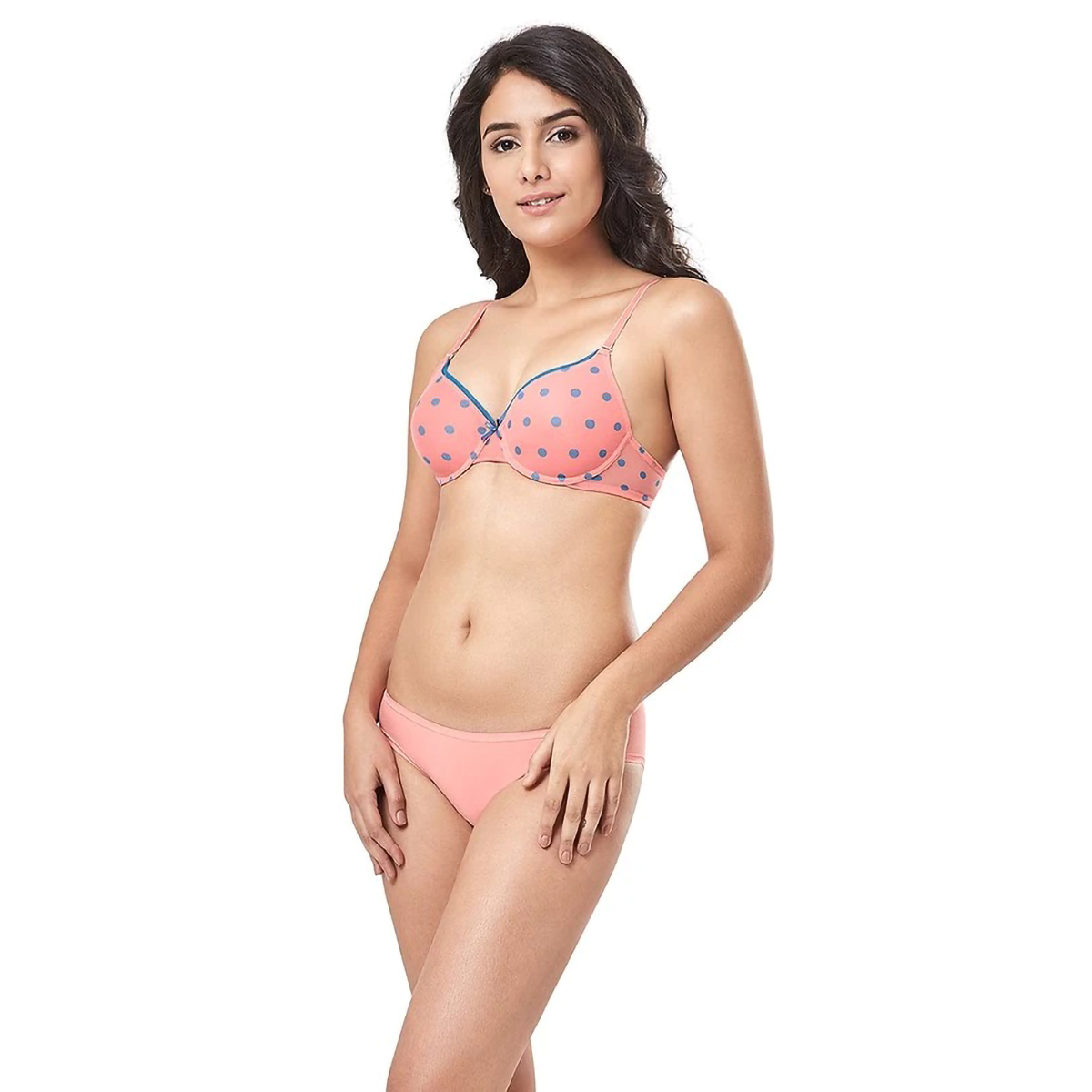 Amante Smooth Charm Non-Wired T-Shirt Bra-Sunkist Coral-B Cup