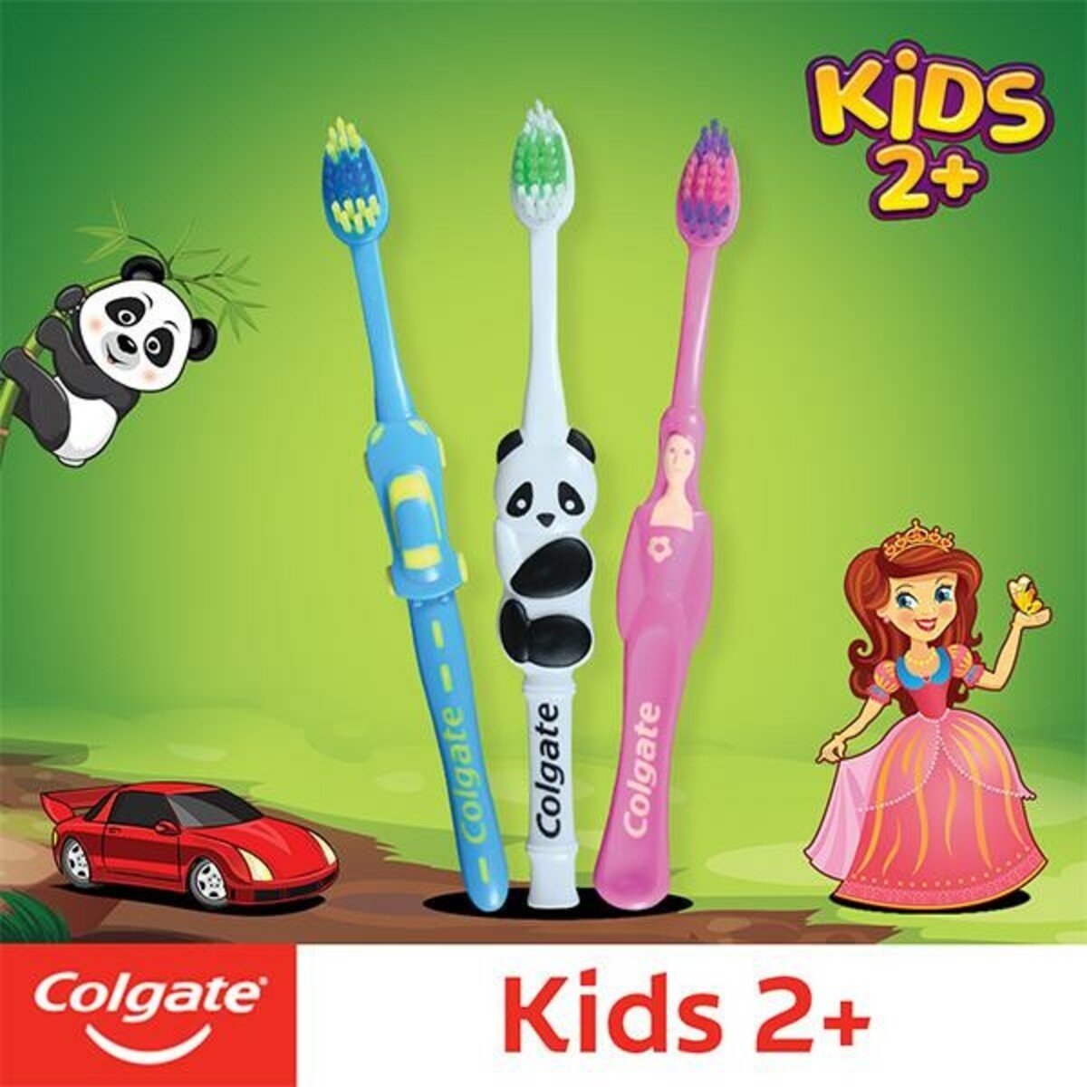 Colgate Tooth brush Kids 2+ Yrs 2+1 Free