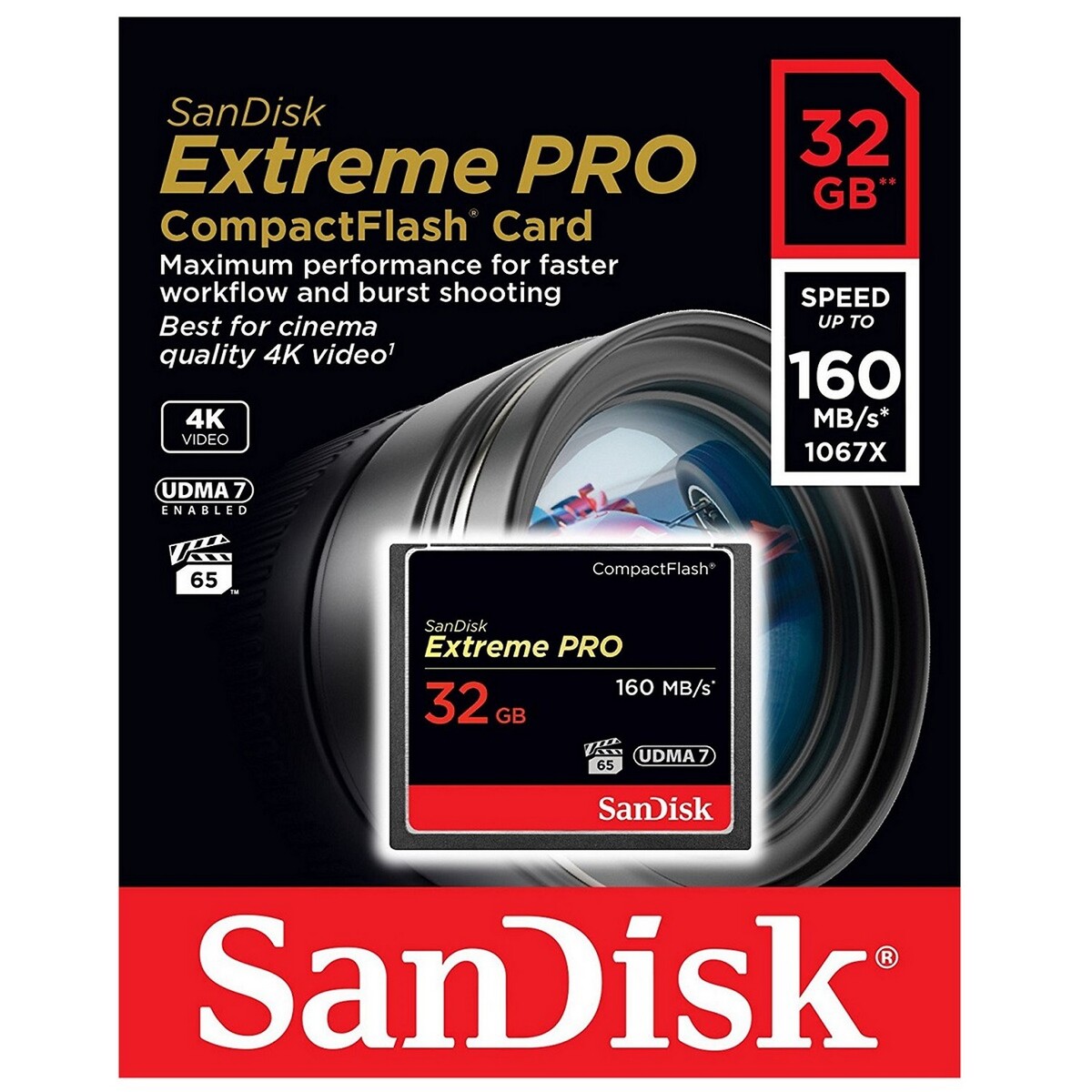 SanDisk Extreme Pro Compact Flash Card 160/32GB