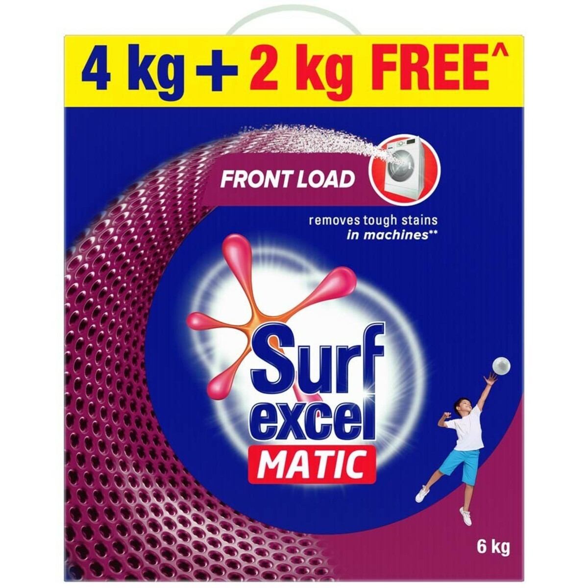 Surf Excel Matic Front Load Powder 4kg + 2kg Free
