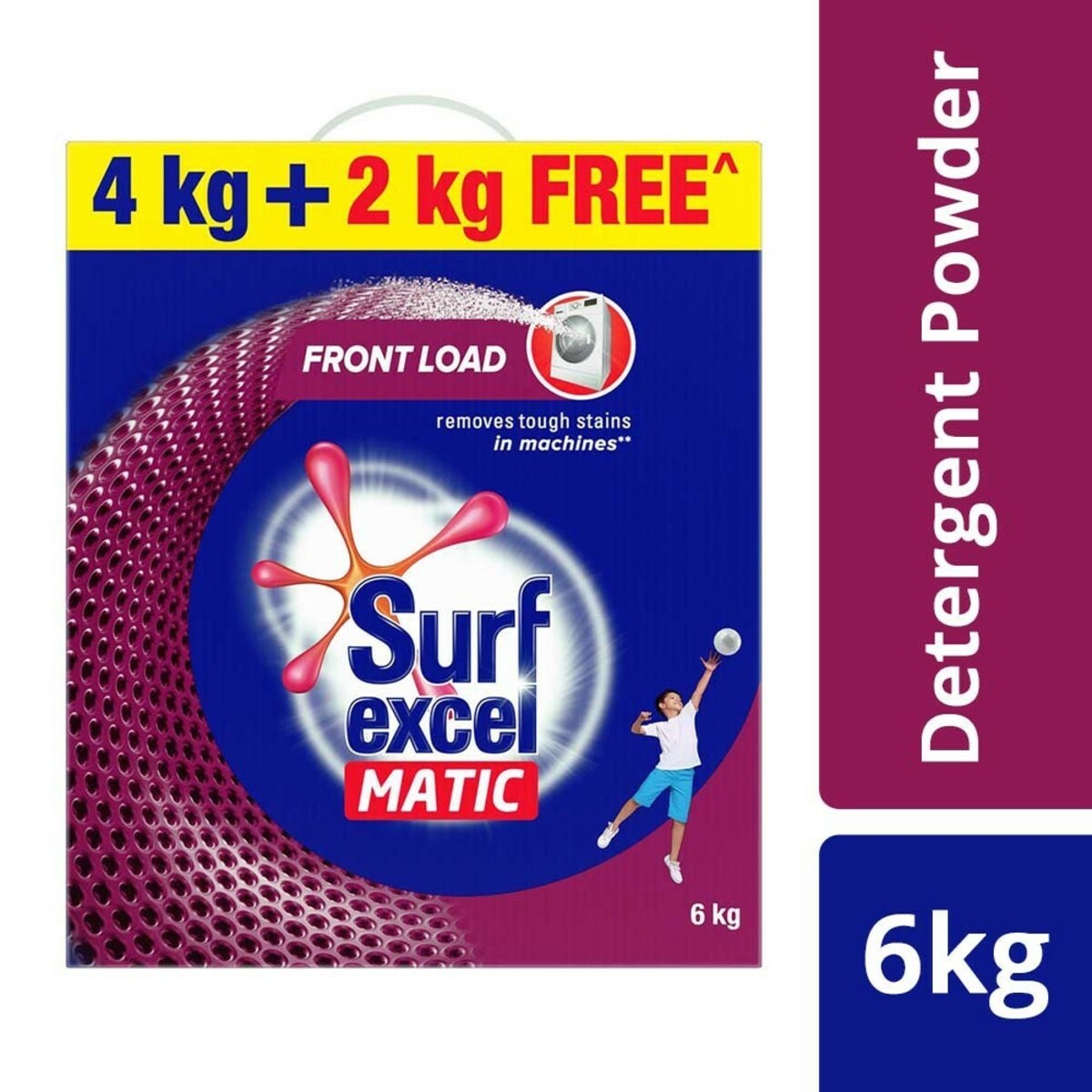 Surf Excel Matic Front Load Powder 4kg + 2kg Free