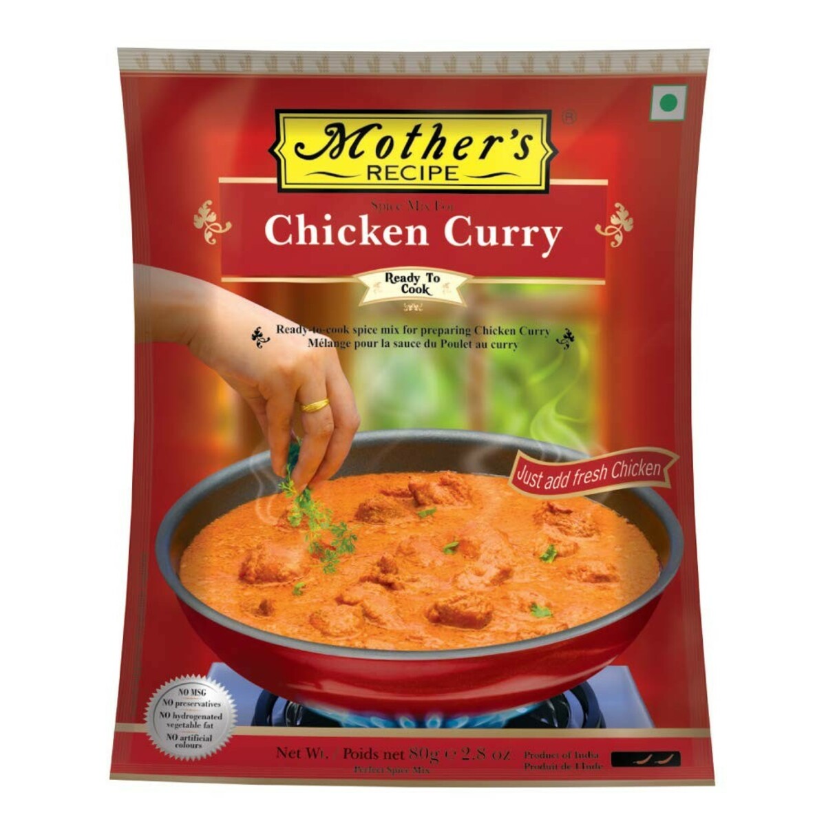 Mothers Recipe Chicken Curry Mix 80g