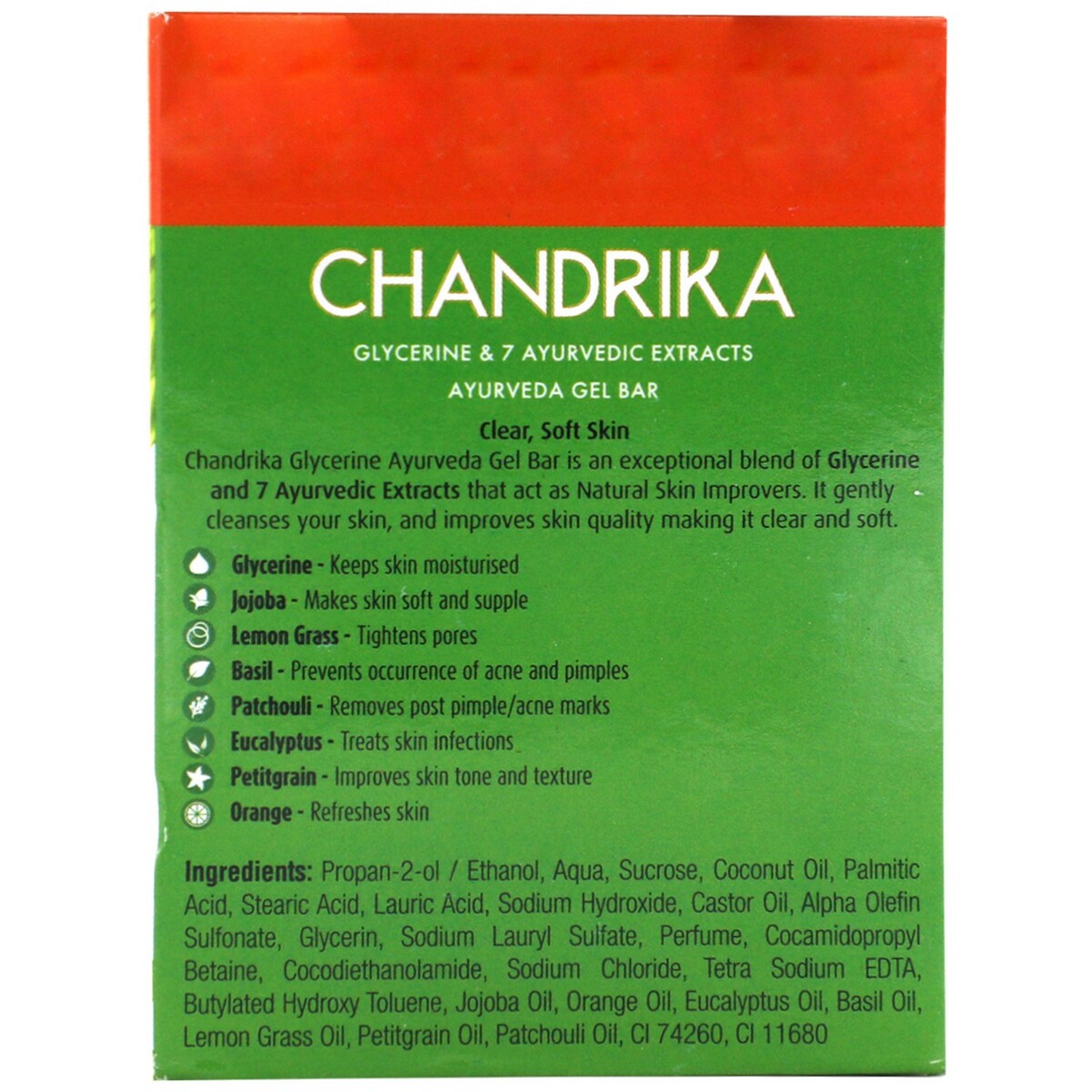 Chandrika Soap Glycerine 125g 2+1 Free
