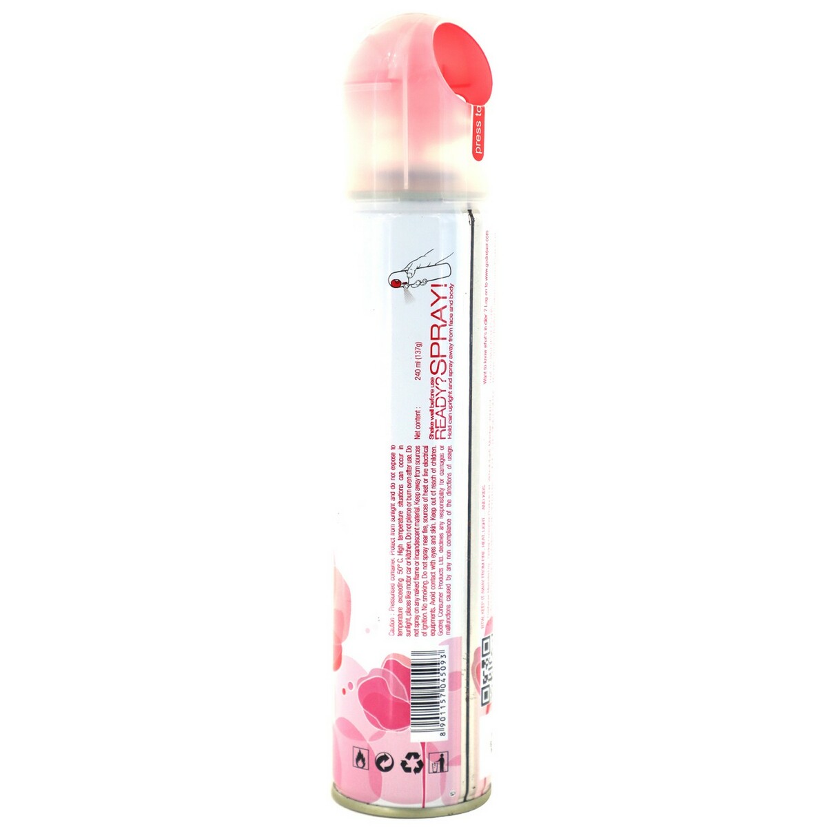 Godrej Aer Spray Air Freshener- Petal Crush Pink 220 ml