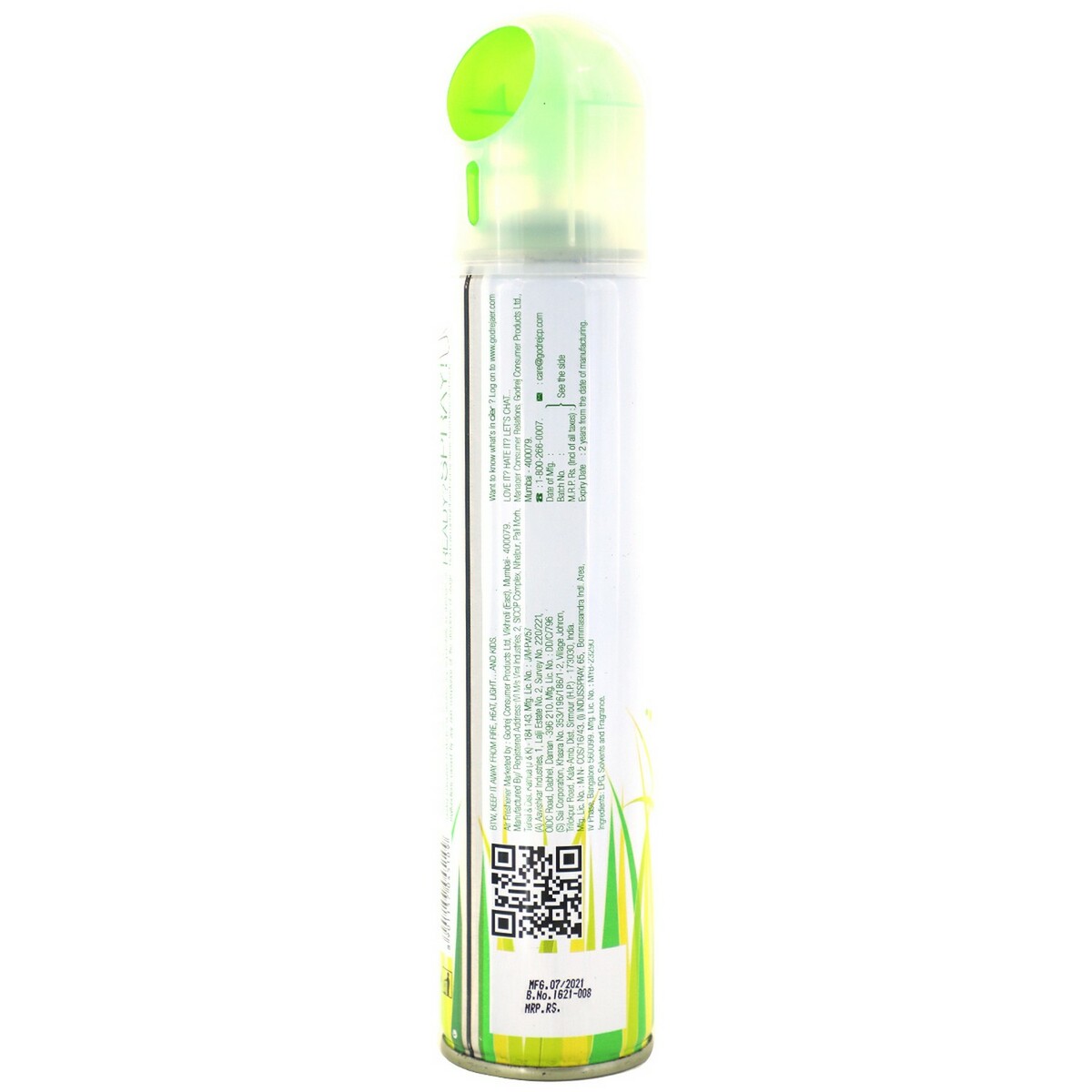 Godrej Aer Spray Air Freshener- Fresh Lush Green 220 ml