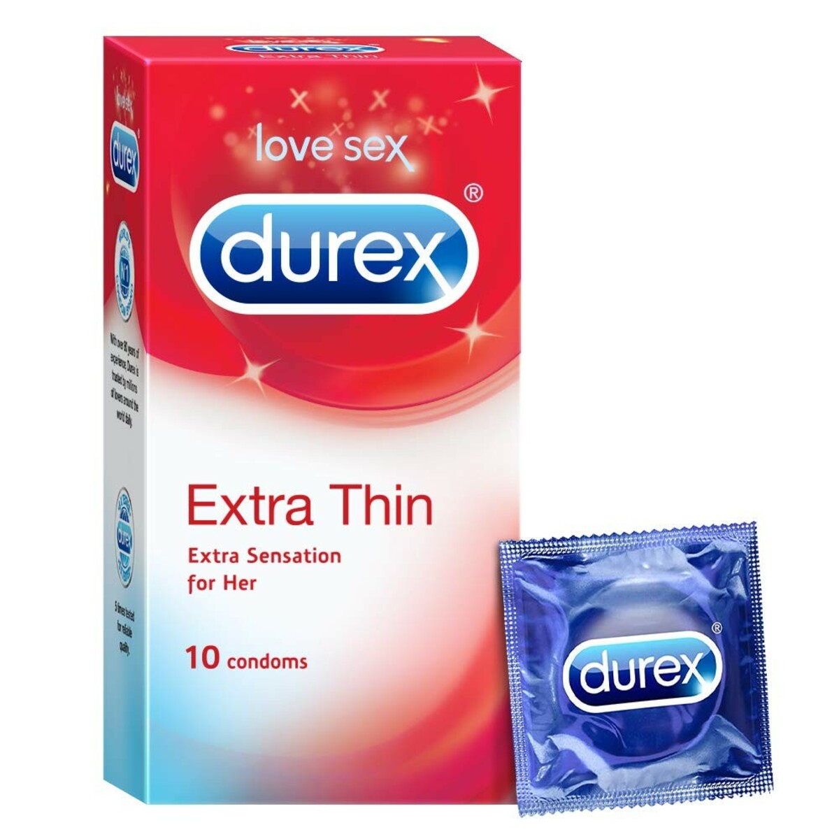 Durex Condoms Extra Thin 10's