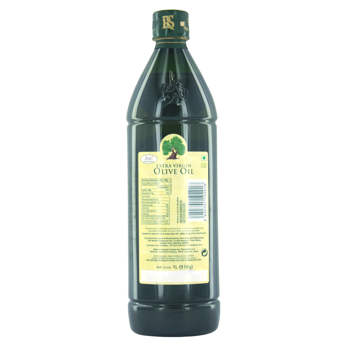 RS Olive Oil Extra Virgin 1Litre