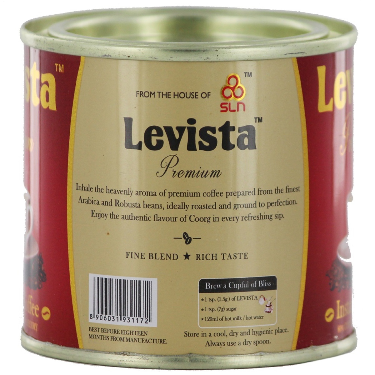Levista Premium Coffee Can 50gm