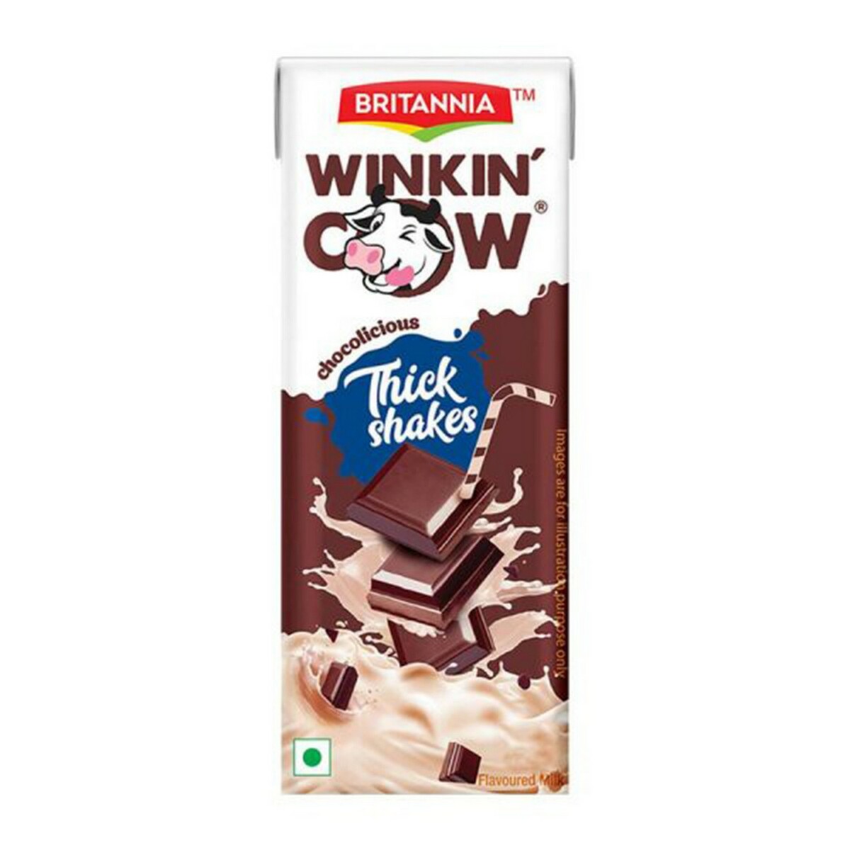 Britannia Winkin Cow Chocolate Tetra 180ml