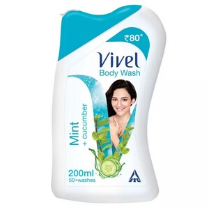 Vivel Body Wash Mint Cucumber 200ml