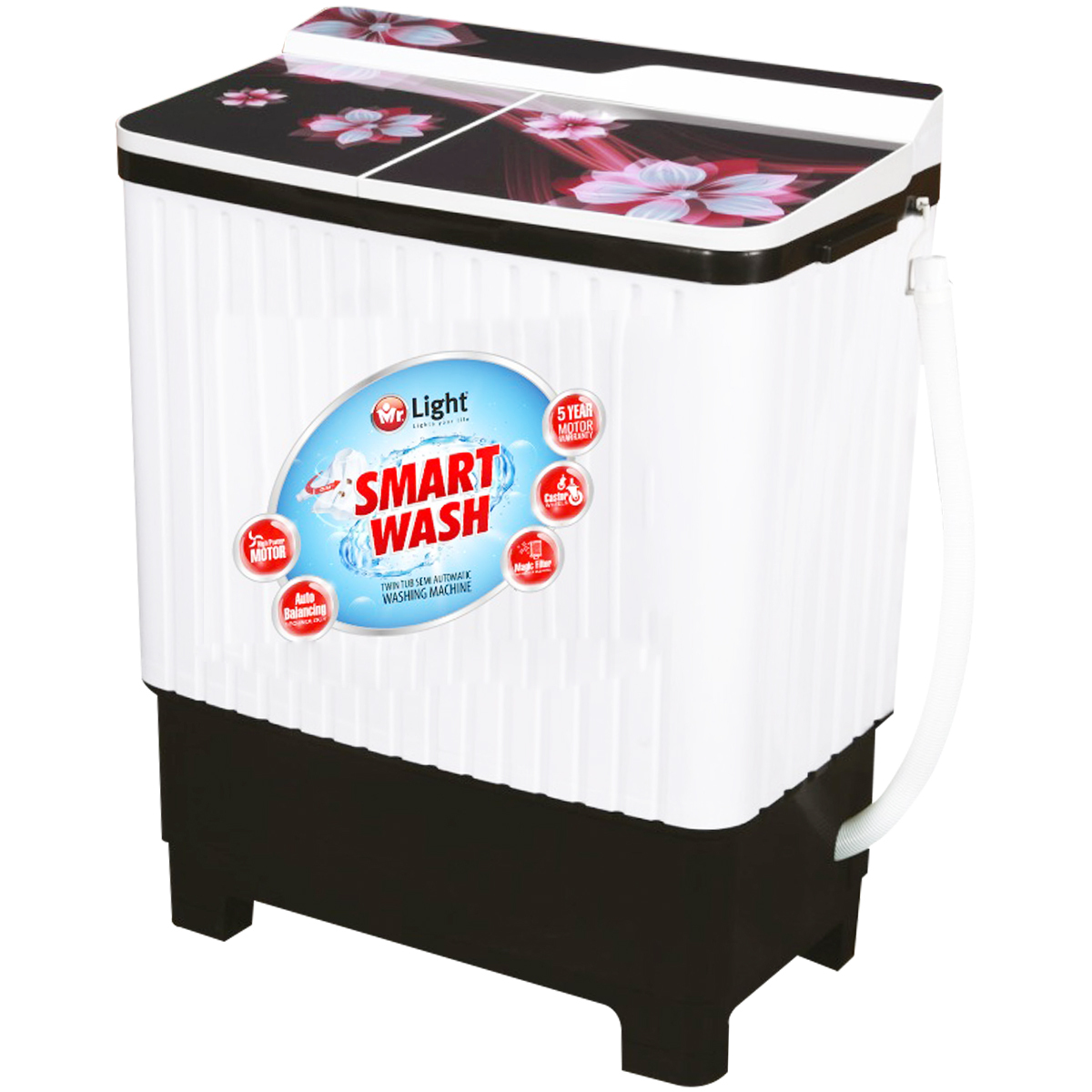Mr Light Washing Machine Semi Automatic MR 2107 8.5 Kg