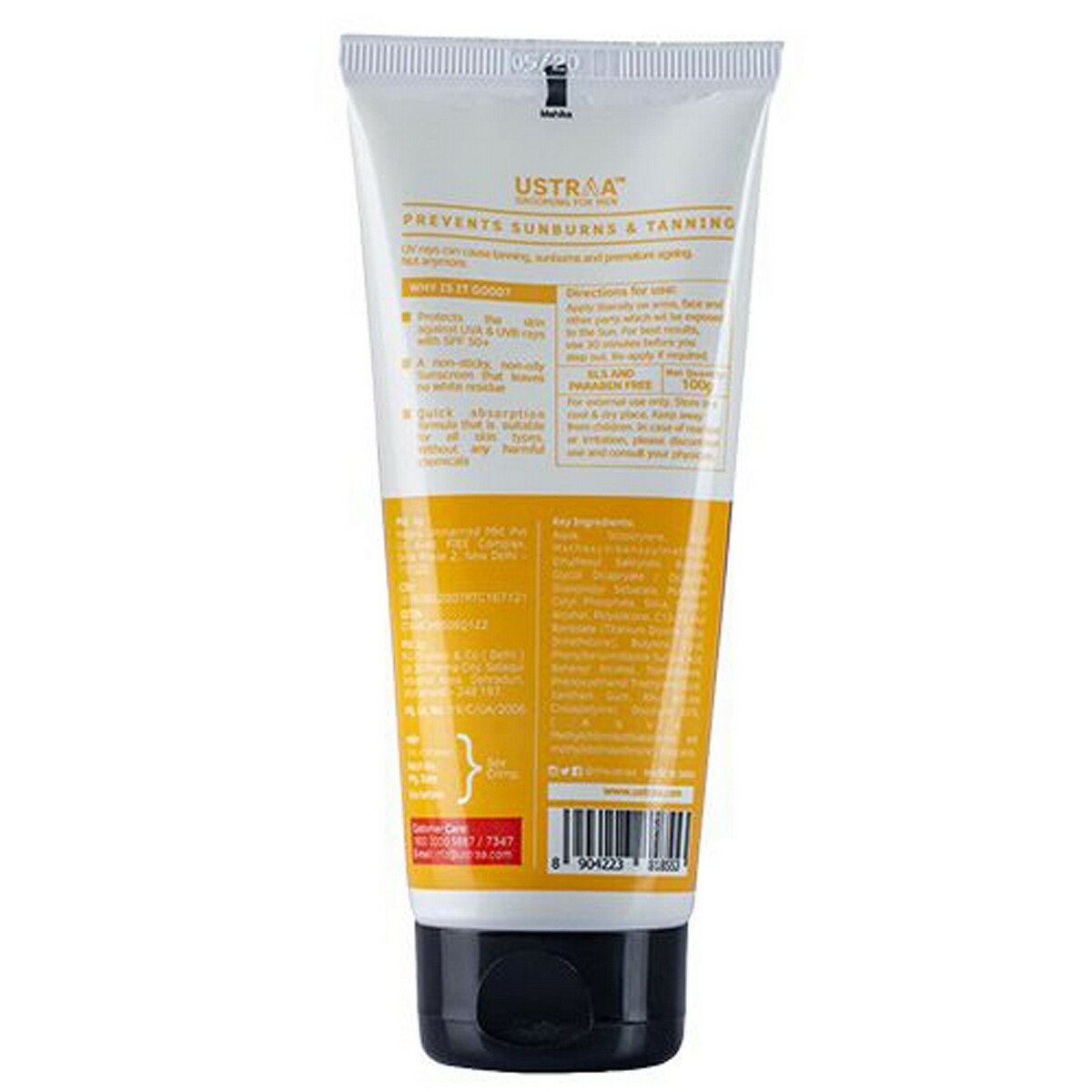 Ustraa Sunscreen SPF 50+ 100gm
