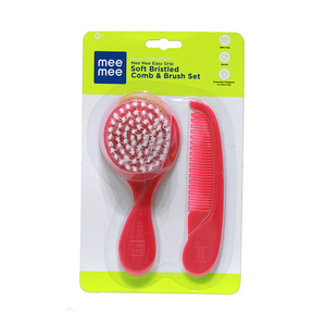 MEE MEE  Baby Comb Brush Set-MM-3890D Pink