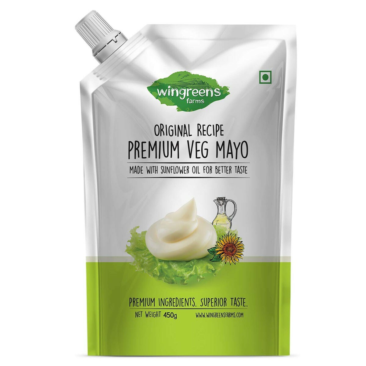 Wingreens Premium Veg Mayo Superior taste 450g