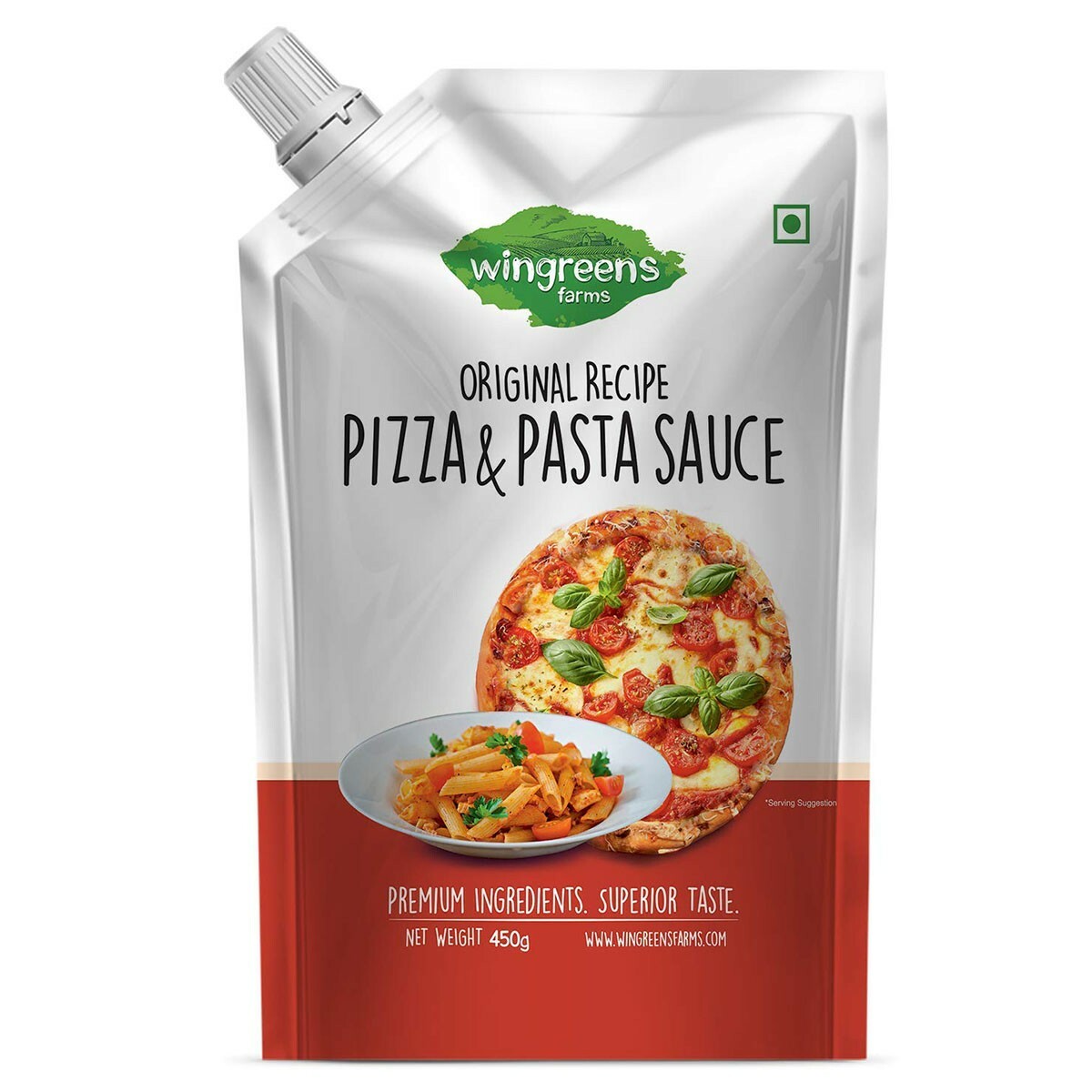 Wingreens Pizza & Pasta Sauce Superior taste 450g