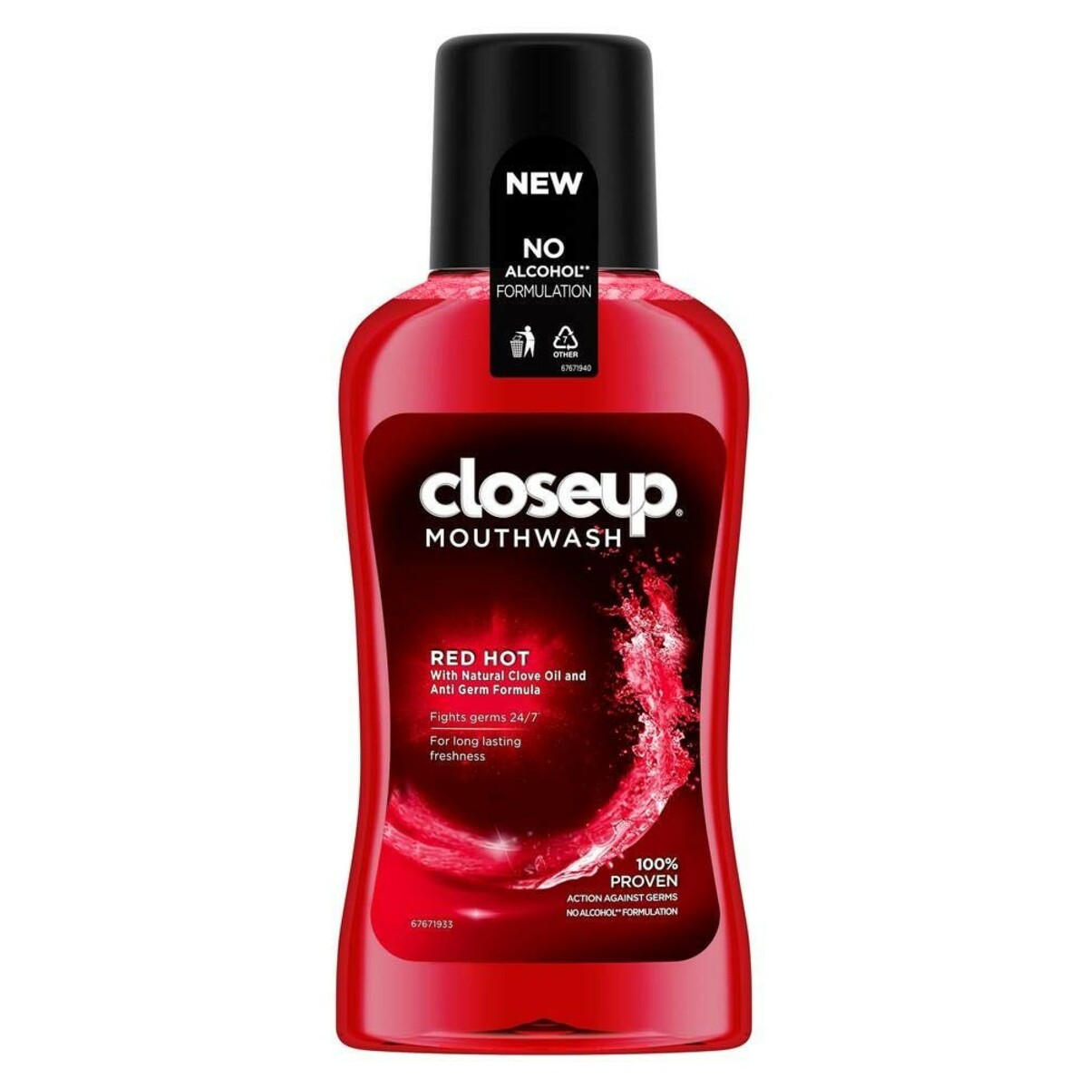 Closeup  Mouthwash Red Hot 250ml