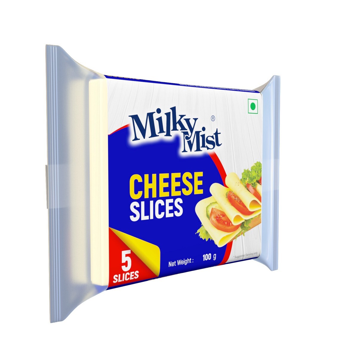Milky Mist Cheese Slices 100g