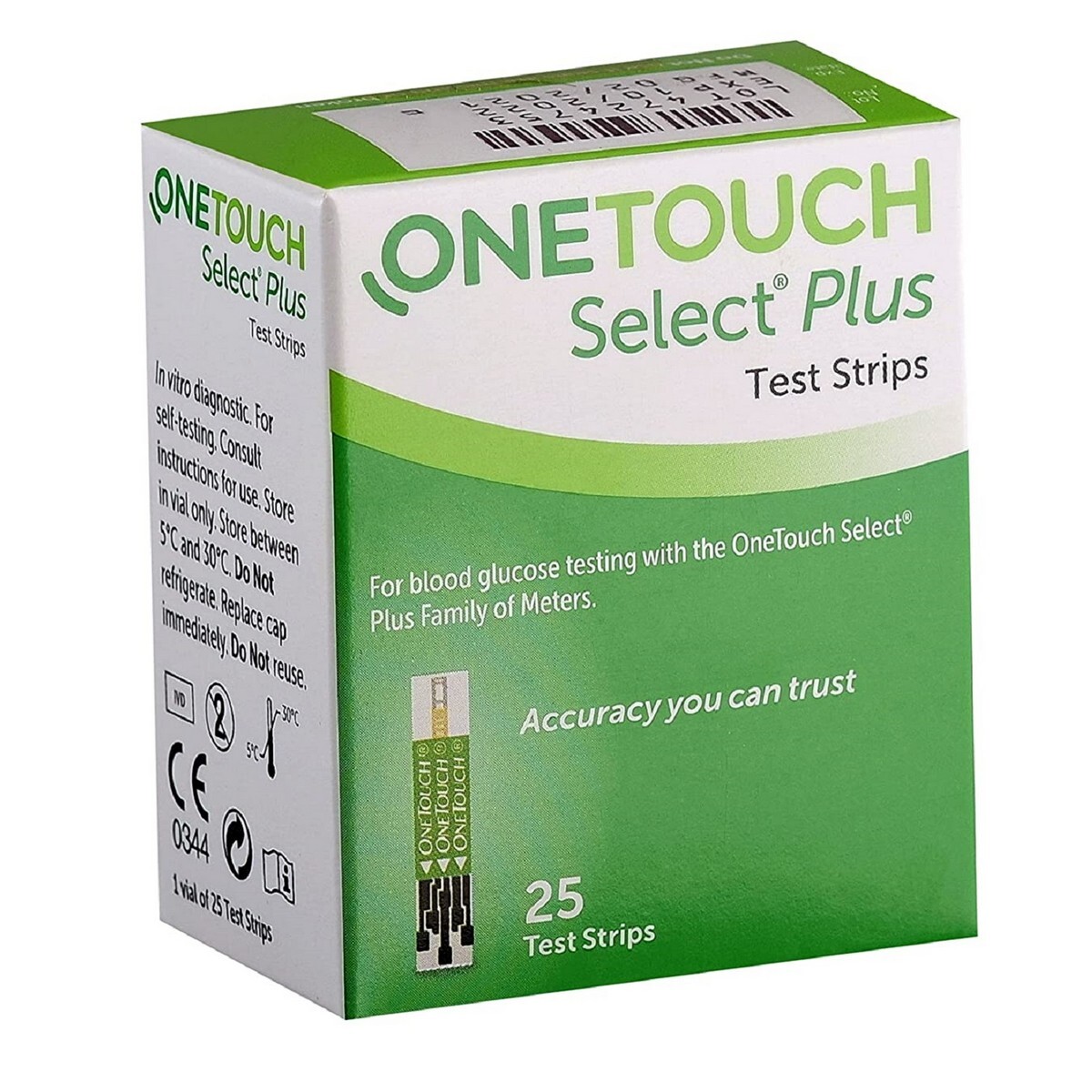 Life Scan OneTouch Select Plus Test Strip 25s Pack