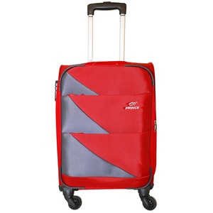 Prince Spinner Soft Trolley Pulsar 56cm Red