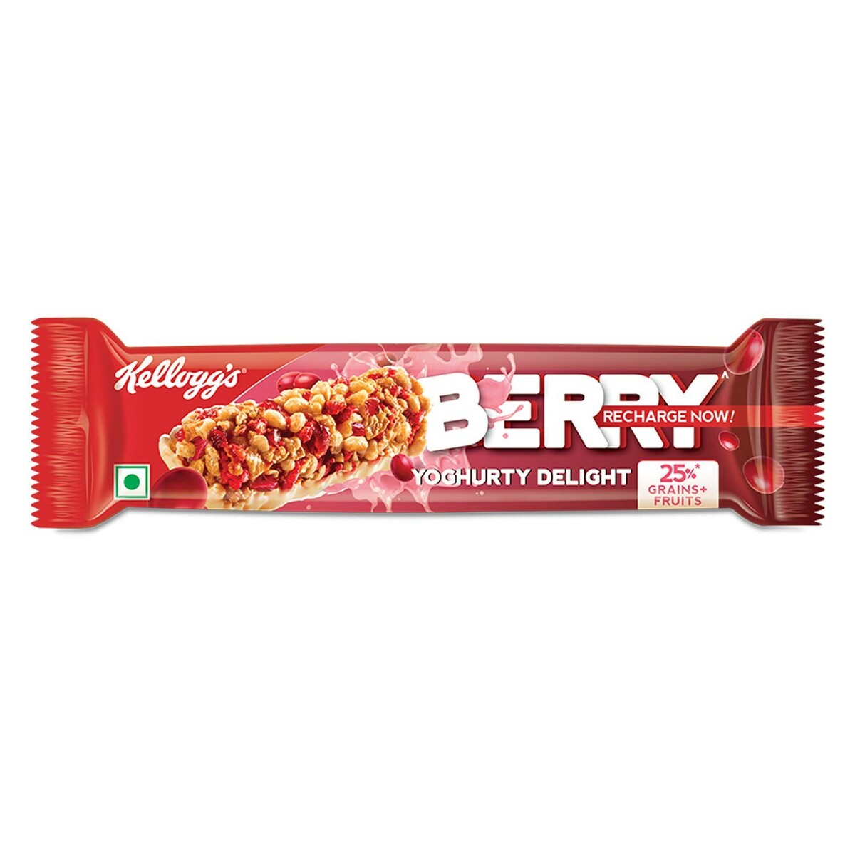 Kellogg'S Curl  Bar  Choco Berry  Yogurt  Delight 25G