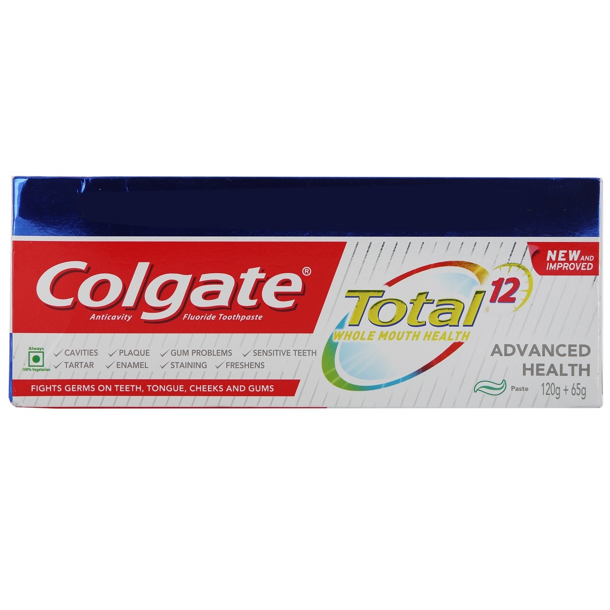 Colgate Tooth Paste Total Advanced Health 120g + 65g Free
