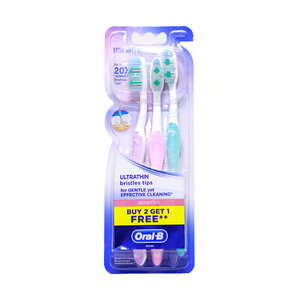 Oral-B Tooth Brush Ultrathin Sensitive  2+1 Fre