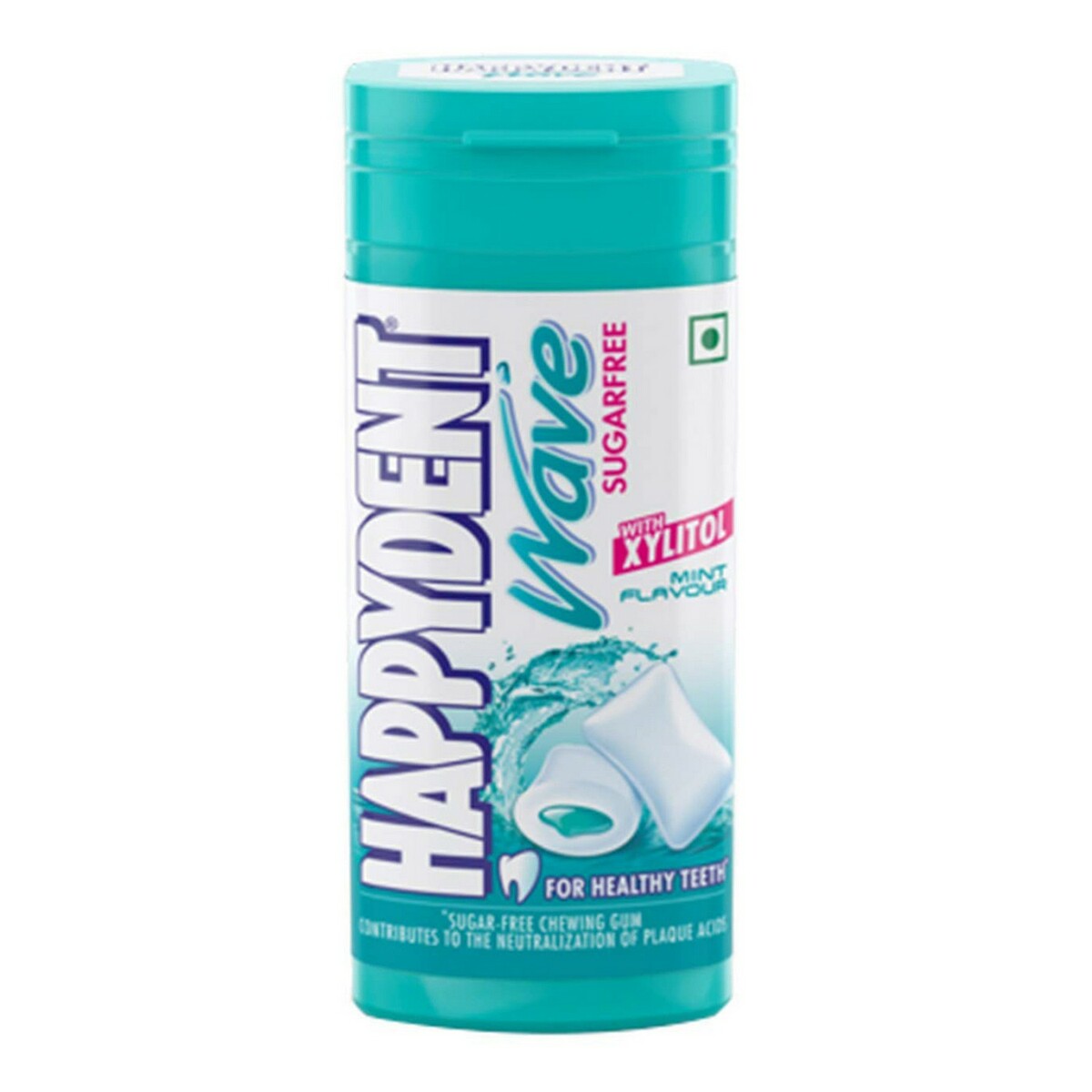 Happydent Wave Xylitol Mint Bottle 28.9g