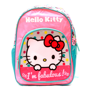 Hello Kitty Back Pack Pink & Blue 30cm HK148