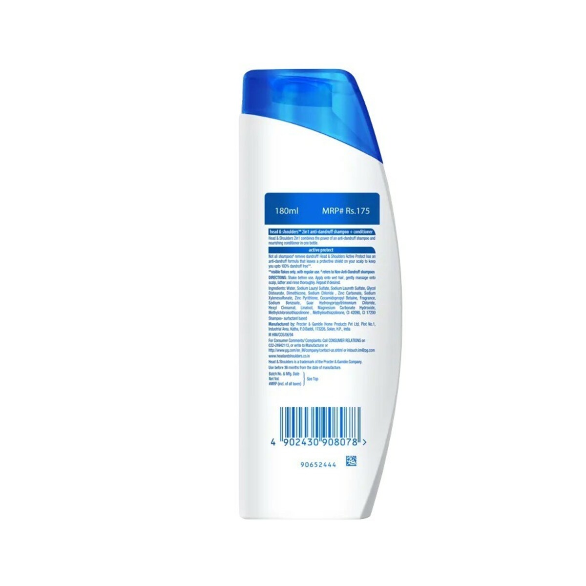Head & shoulders Shampoo Active  Protect 2in1 180ml