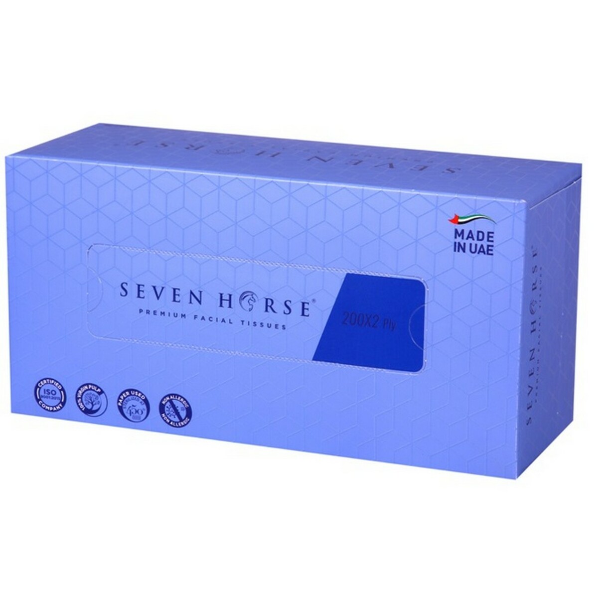Seven Horse� Face Tissue 2 PLY 200 Pulls
