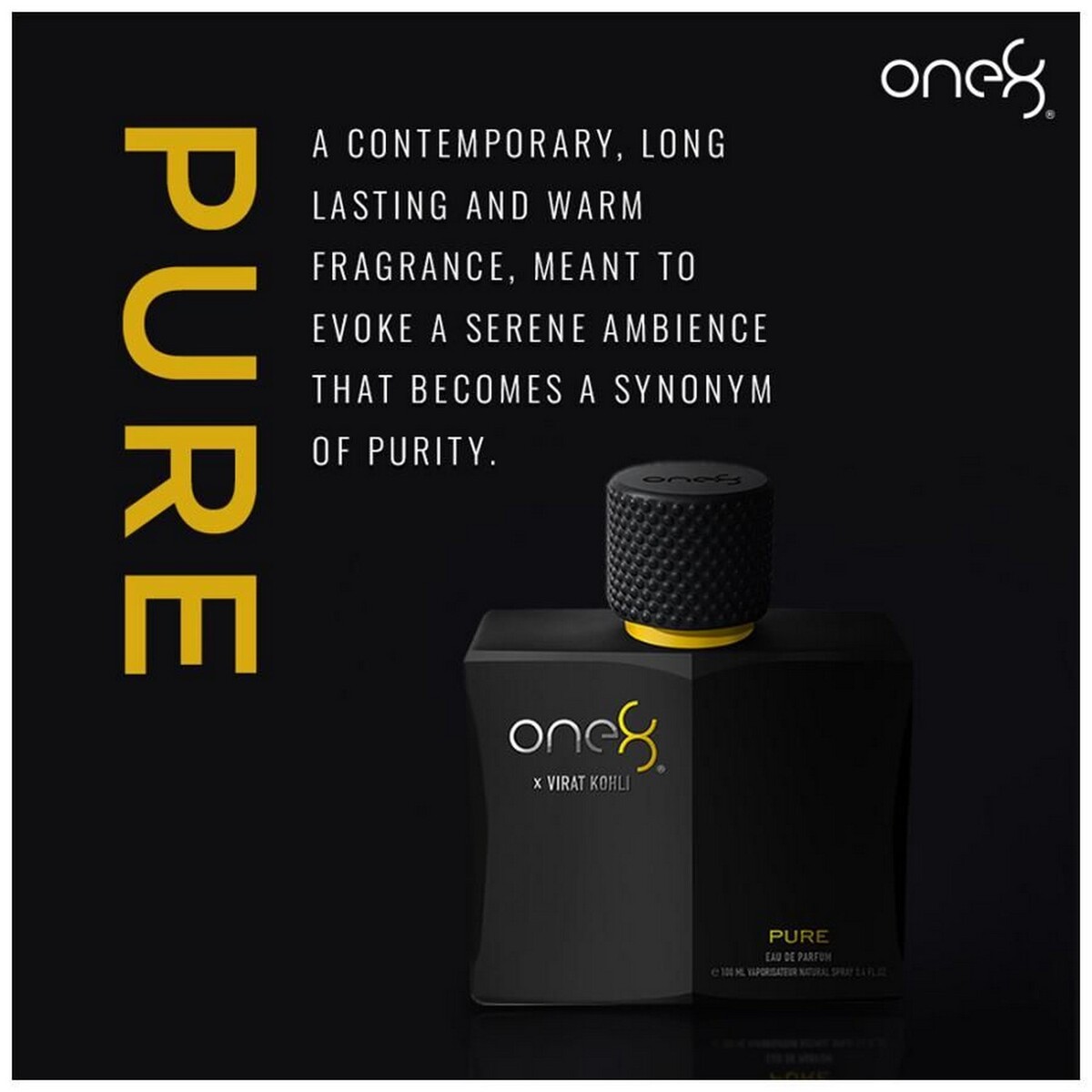 One 8 INTENSE Eau De Parfum For Men, 100 ml
