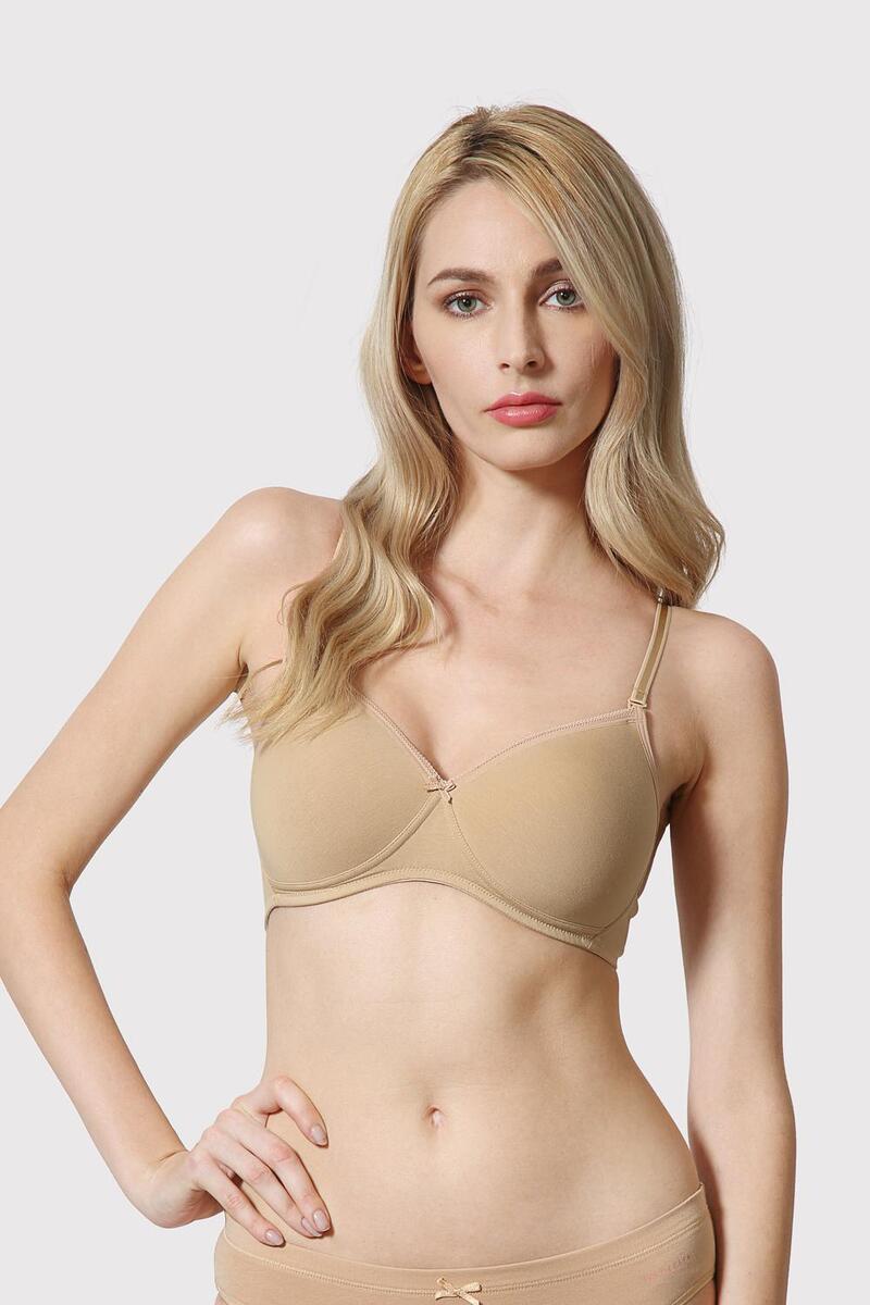 Van Heusen Woman Intimates Non-Wired Padded Bra - Skin - C Cup