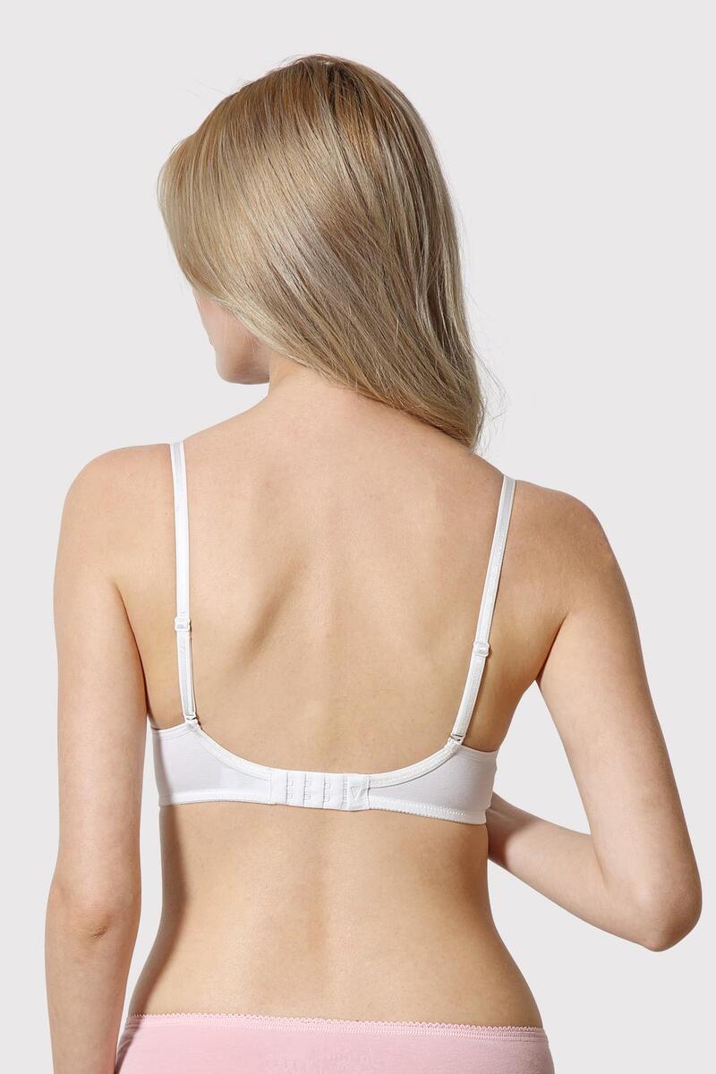 Van Heusen Woman Intimates Non-Wired Padded Bra - White - C Cup