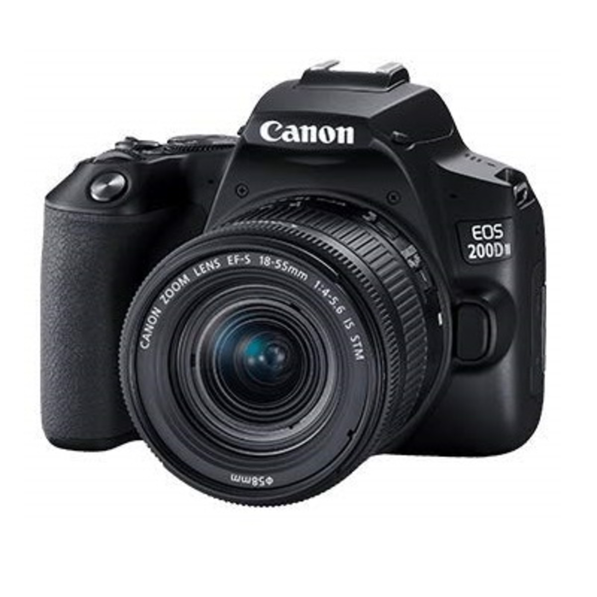 Canon DSLR Camera EOS 200DII 18-55+55-250mm Lens