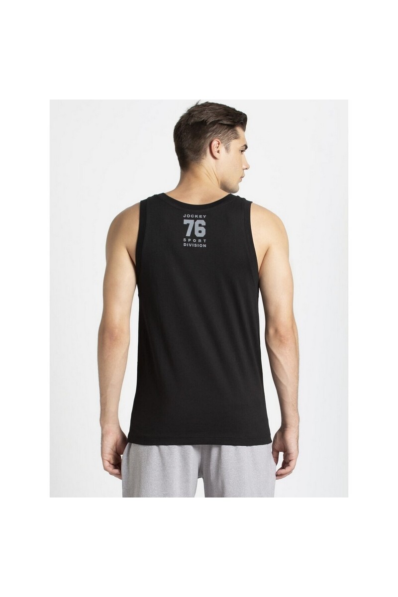 JOCKEY Mens Gym Vest 9928 1Pc BLACK LARGE