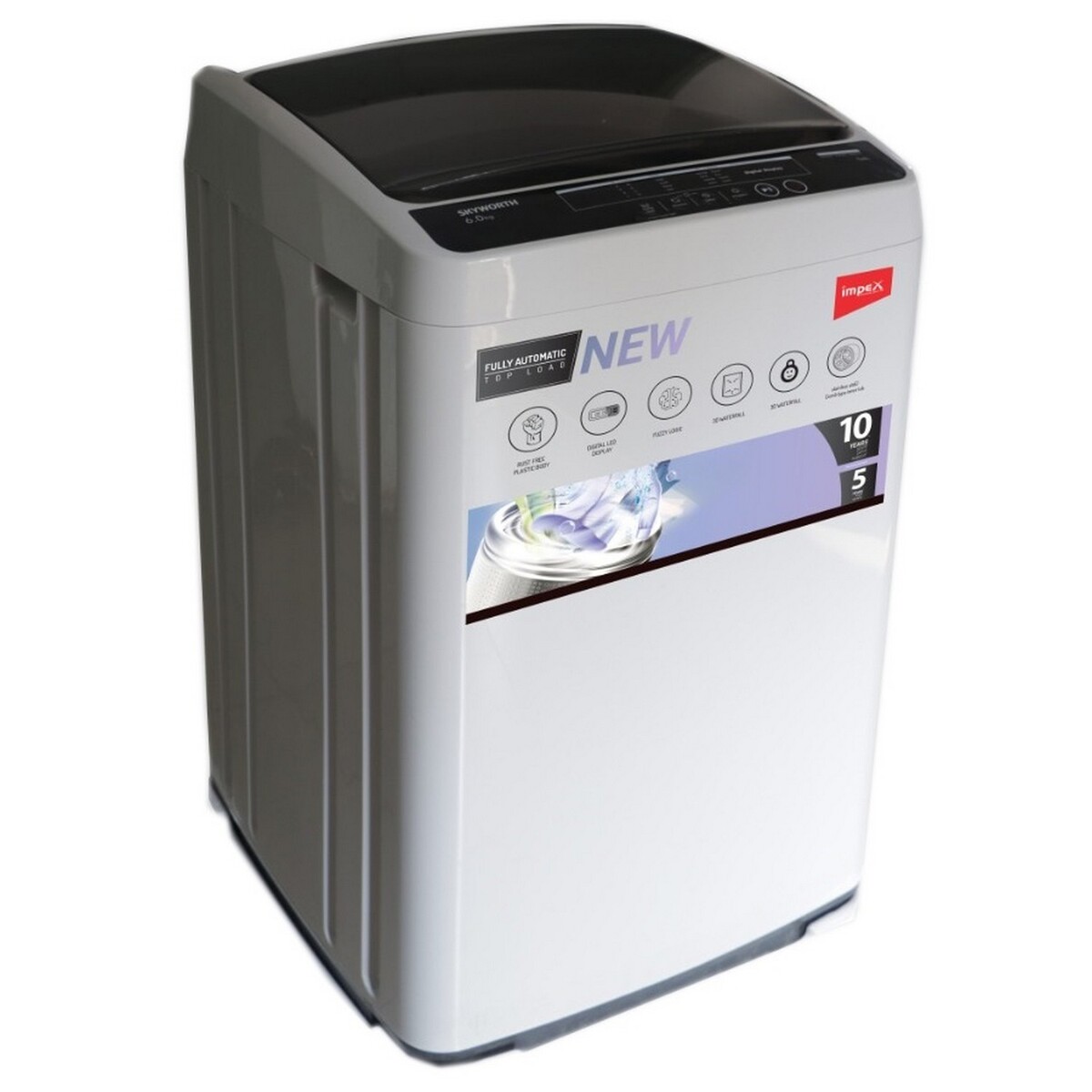 Impex Fully Automatic Washing Machine WM60FATL 6kg