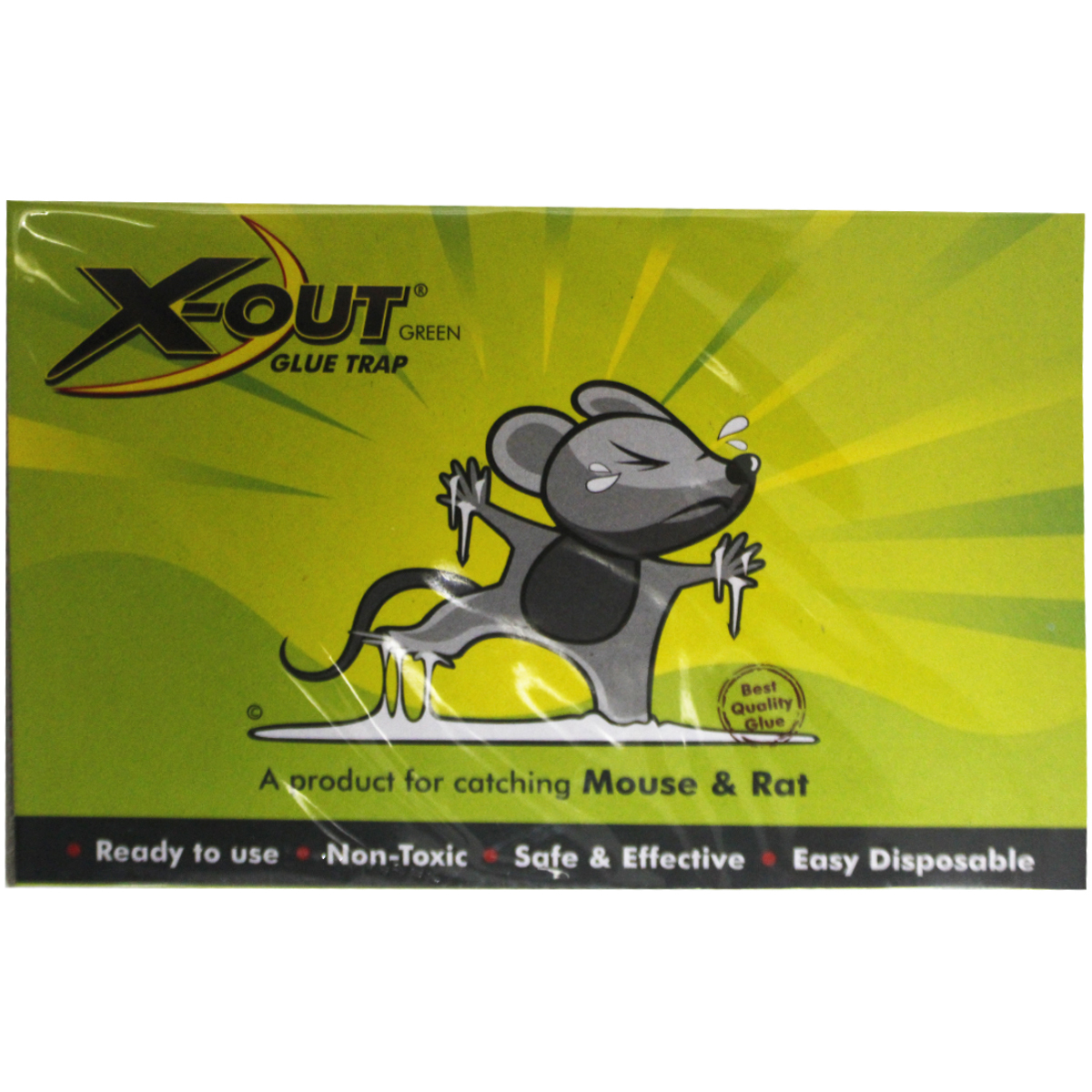 X-Out Rat Glue Trap Green-Small