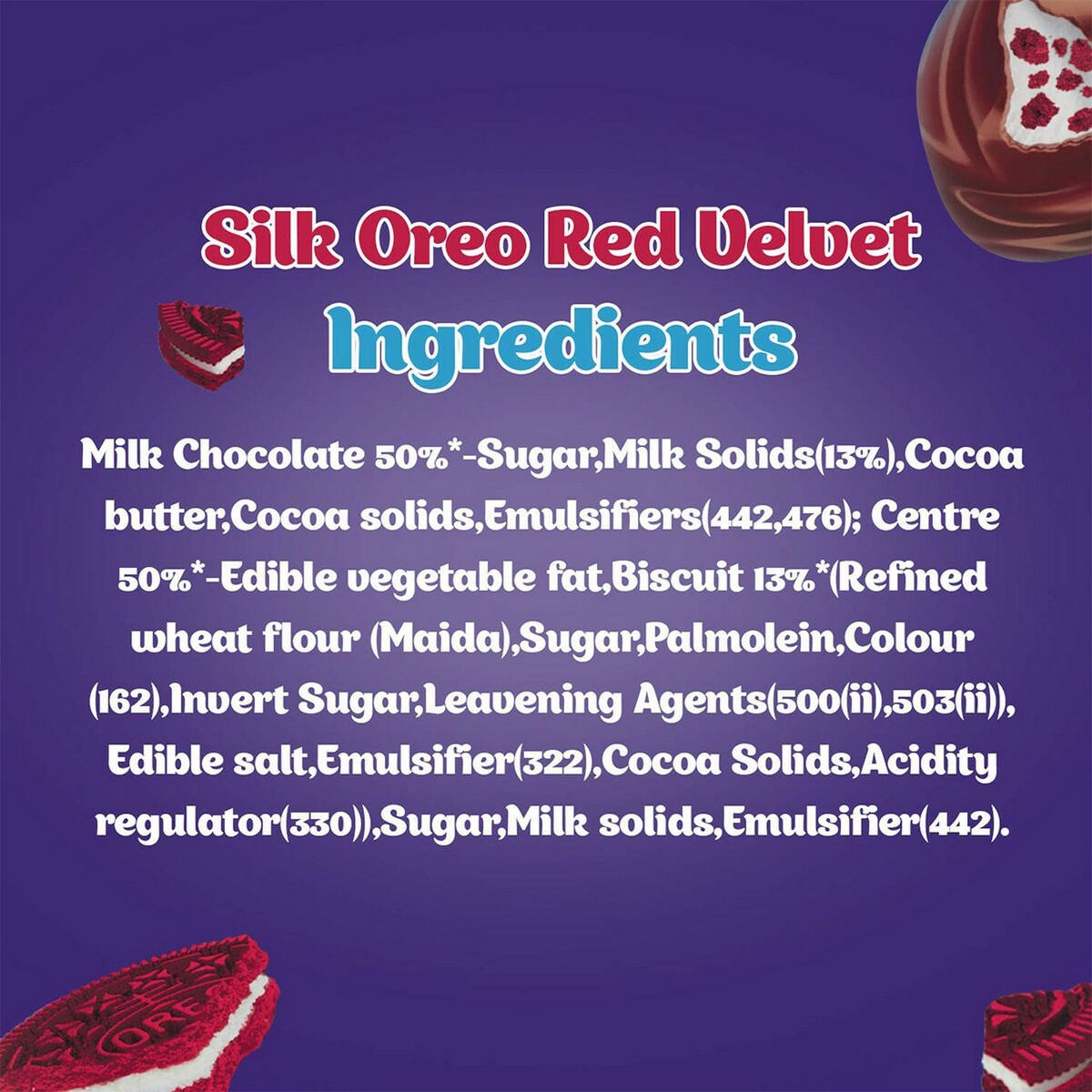 Cadbury Silk Oreo Red Velvet 60g