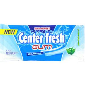 Center Fresh Peppermint Gum 12.6g 3 Layers