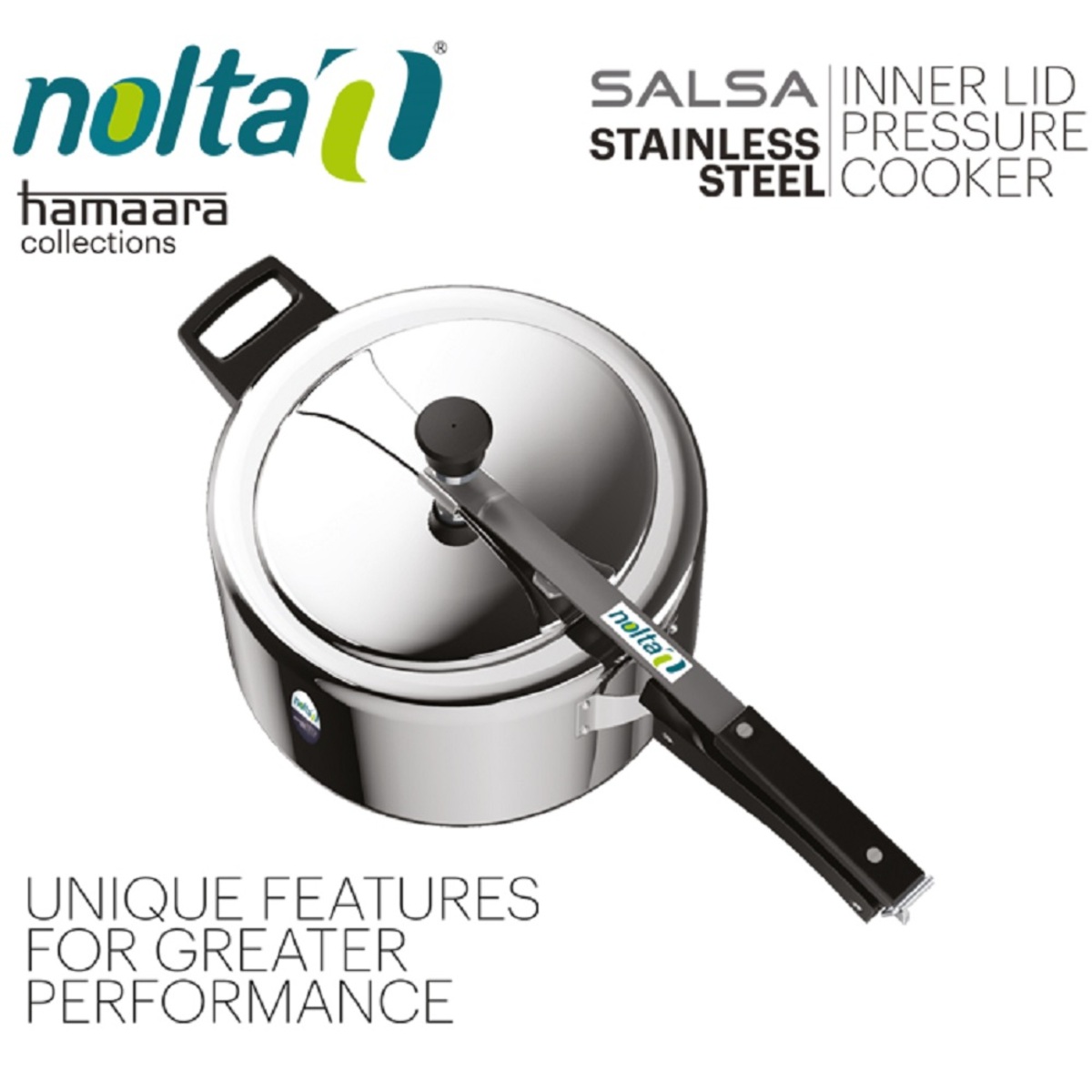 Nolta Pressure Cooker Stainless Steel 5Ltr