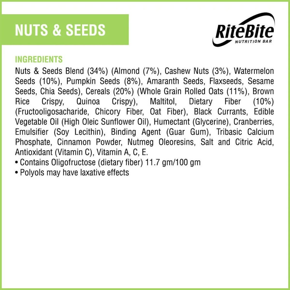 Rite Bite Nut & Seeds 35g