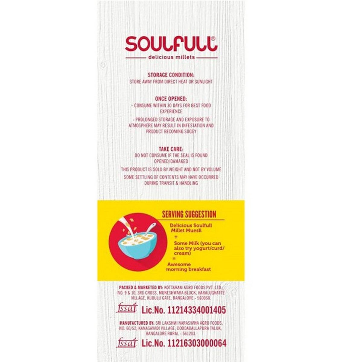 Soulfull Millet Diet 700gm (Pouch)