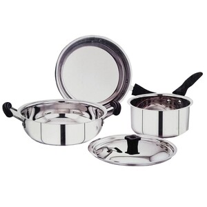 Chefline 3 Ply Cookware 4Pc Set