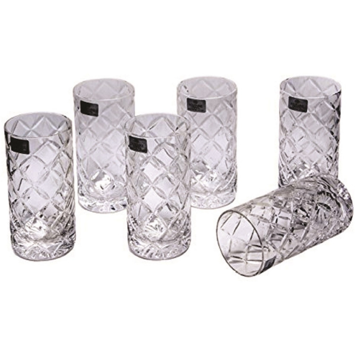 Solitaire HB Crystal 6Pc Assorted